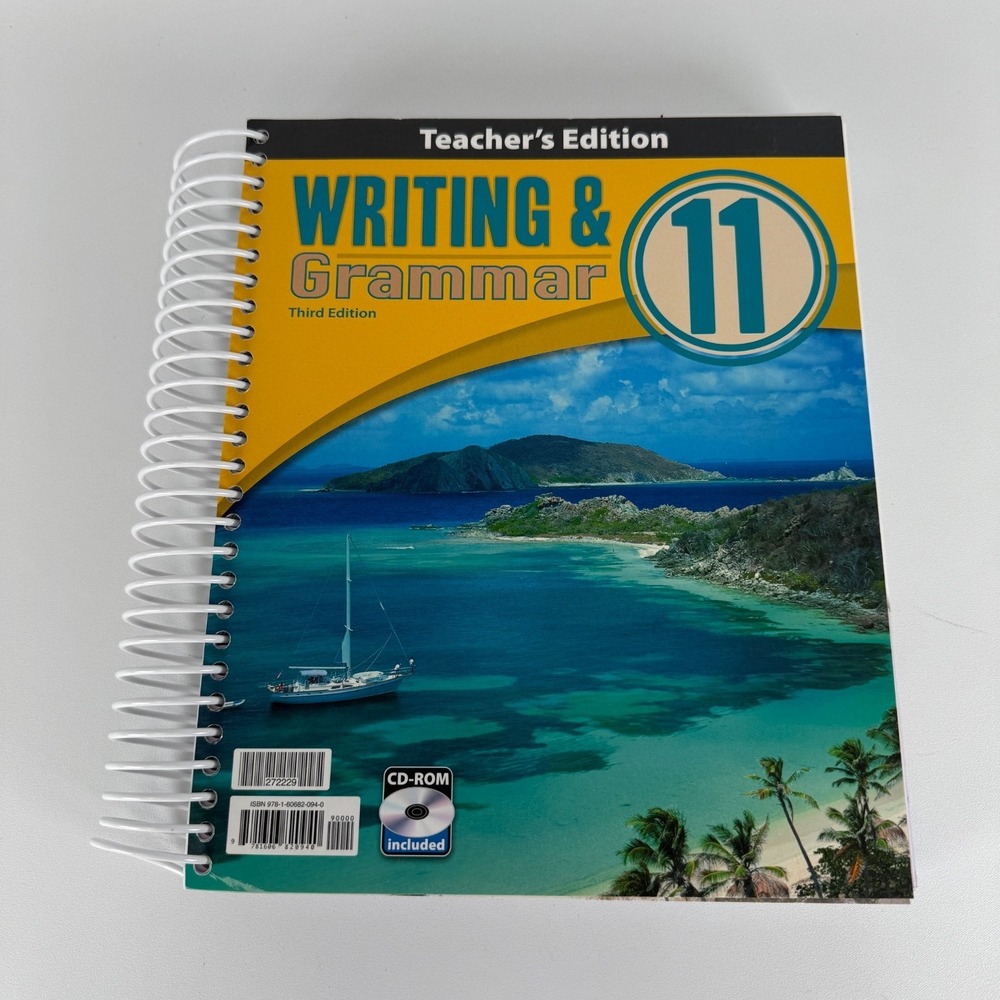BJU‎ Writing And Grammar 11 Teacher's Edition With CD 3rd Edition Bob Jones